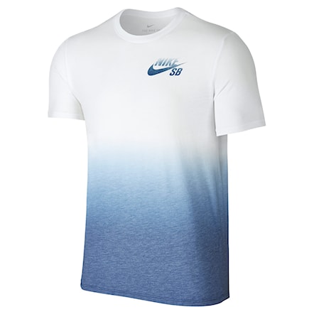 Tričko Nike SB Dry Dip Dye white/industrial blue 2017 - 1