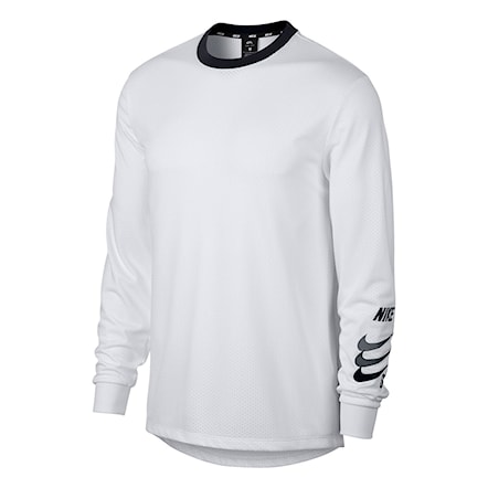 T-shirt Nike SB Dry GFX LS white/anthracite 2018 - 1