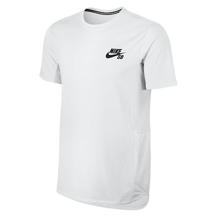 T-shirt Nike SB Dry white/black 2017 - 1