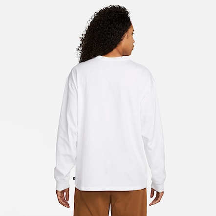 T-shirt Nike SB Essentials LS white 2023 - 2