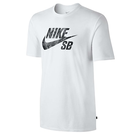 catalogus Graag gedaan voedsel T-Shirt Nike SB Icon Camo Fill white/anthracite/reflective silv | Snowboard  Zezula