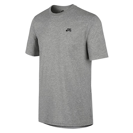 T-shirt Nike SB Knit Overlay dk grey heather/black 2015 - 1