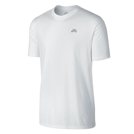T-shirt Nike SB Knit Overlay white/wolf grey 2015 - 1