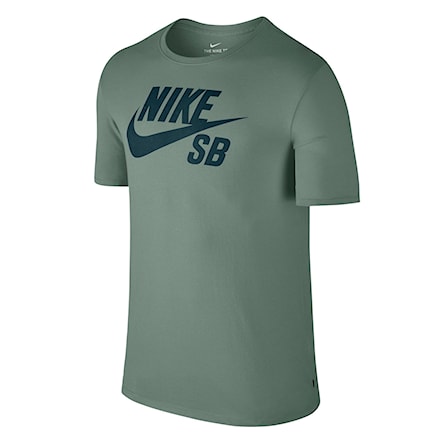 Koszulka Nike SB Logo clay green/deep jungle 2018 - 1