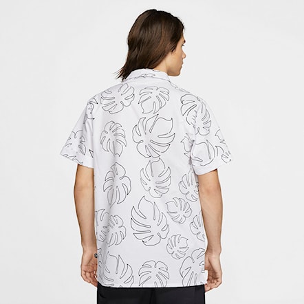 Koszulka Nike SB Paradise Woven Polo white/black 2020 - 2