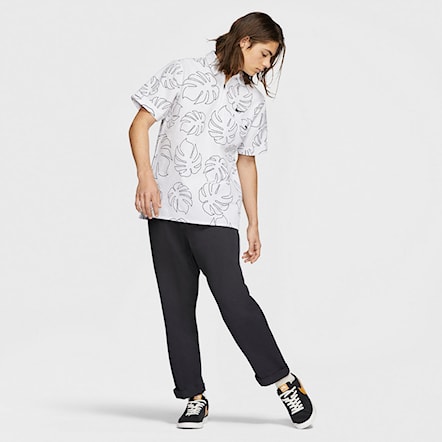 T-shirt Nike SB Paradise Woven Polo white/black 2020 - 5