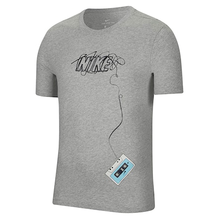 T-shirt Nike SB Pls Rewind dk grey heather/black 2020 - 1