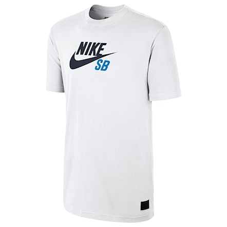 T-shirt Nike SB Sb Icon Logo C/o white/white/obsidian 2014 - 1