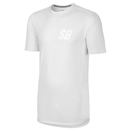 T-shirt Nike SB Skyline Cool Top white/white/white 2016 - 1