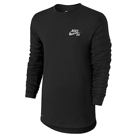T-shirt Nike SB Skyline Dri-Fit Cool Ls Crew black/reflective silv 2015 - 1