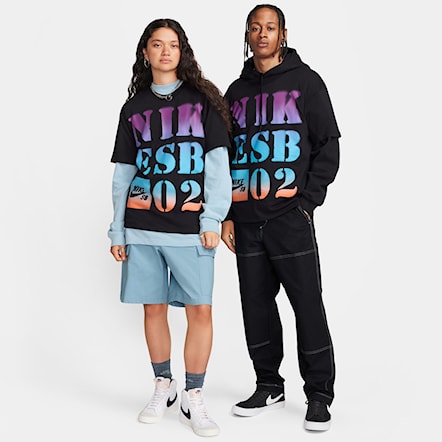 Tričko Nike SB Stencil black 2023 - 4