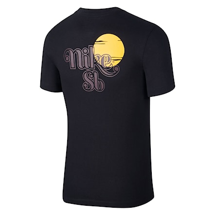 T-shirt Nike SB Sunrise black/mahogany 2019 - 1