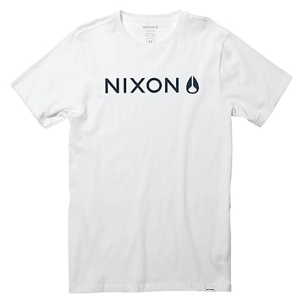 T-shirt Nixon Basis Ii white/navy 2017 - 1