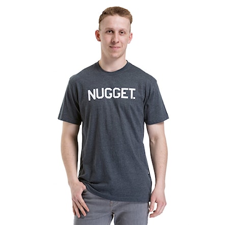 Tričko Nugget Logo 18 heather steel 2018 - 1