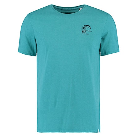 T-shirt O'Neill Chesta green-blue slate 2017 - 1