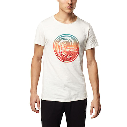 T-shirt O'Neill Circle Surfer powder white 2018 - 1
