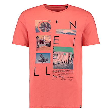 T-shirt O'Neill Neos deep sea coral 2017 - 1