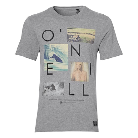 T-shirt O'Neill Neos silver melee 2018 - 1