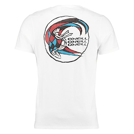 T-shirt O'Neill The 70-80's Logo powder white 2017 - 1