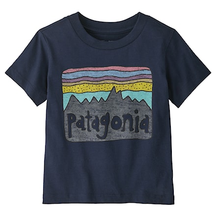 Tričko Patagonia Baby Fitz Roy Skies T-Shirt new navy 2024 - 1