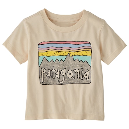 T-shirt Patagonia Baby Fitz Roy Skies T-Shirt undyed natural 2024 - 1