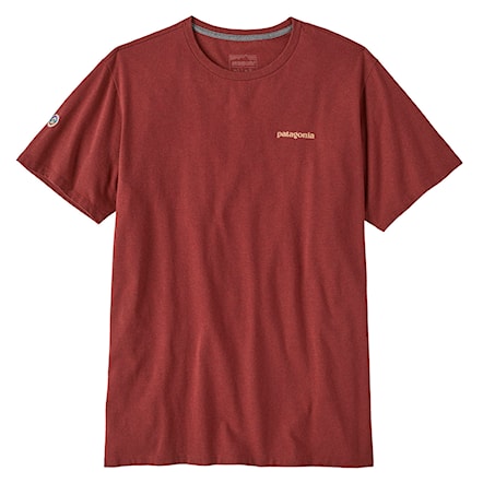 Koszulka Patagonia Fitz Roy Icon Responsibili-Tee mangrove red 2024 - 3