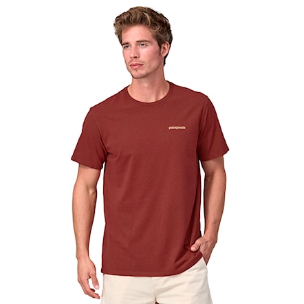 Koszulka Patagonia Fitz Roy Icon Responsibili-Tee mangrove red 2024 - 4