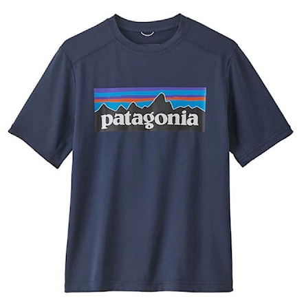 Tričko Patagonia K's Capilene Silkweight T-Shirt p-6 logo: new navy 2024 - 1