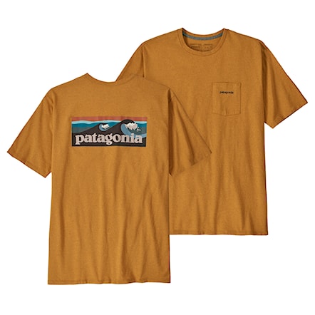 Tričko Patagonia M's Boardshort Logo Pocket Responsibili-Tee dried mango 2024 - 3