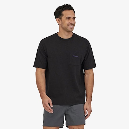 T-shirt Patagonia M's Boardshort Logo Pocket Responsibili-Tee ink black 2024 - 2