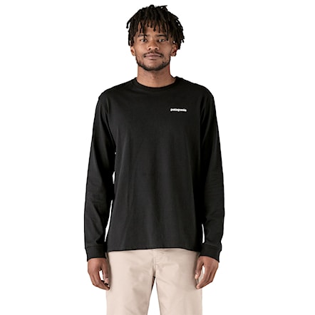 Koszulka Patagonia M's L/S P-6 Logo Responsibili-Tee black 2025 - 3