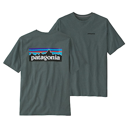 T-shirt Patagonia M's P-6 Logo Responsibili-Tee nouveau green 2024 - 5