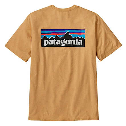 T-shirt Patagonia M's P-6 Logo Responsibili-Tee beeswax tan 2024 - 2