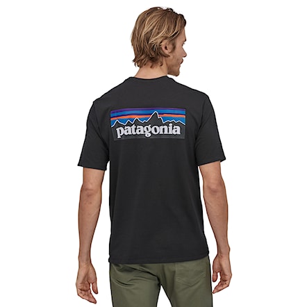 Tričko Patagonia M's P-6 Logo Responsibili-Tee black 2025 - 1