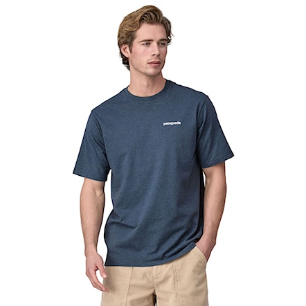 T-shirt Patagonia M's P-6 Logo Responsibili-Tee utility blue 2024 - 2