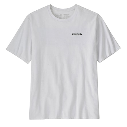 T-shirt Patagonia M's P-6 Logo Responsibili-Tee white 2024 - 2