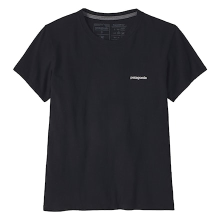 T-shirt Patagonia W's P-6 Logo Responsibili-Tee black 2025 - 7