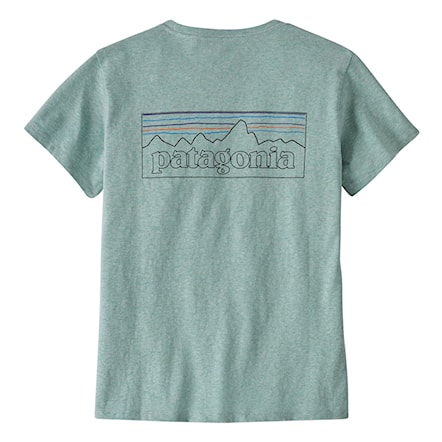 T-shirt Patagonia W's P-6 Logo Responsibili-Tee p-6 outline: virtually blue 2025 - 1