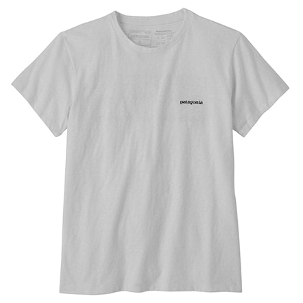 Tričko Patagonia W's P-6 Logo Responsibili-Tee white 2024 - 6