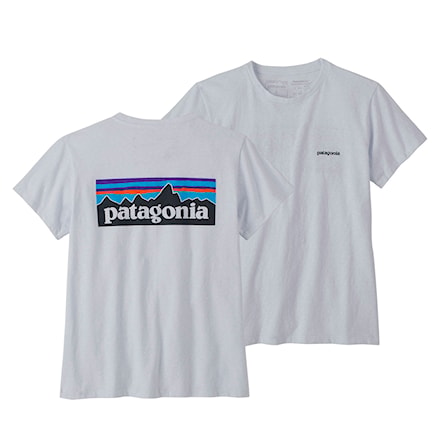 Tričko Patagonia W's P-6 Logo Responsibili-Tee white 2024 - 7