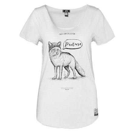 T-shirt Picture Fox white 2018 - 1