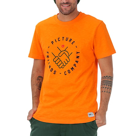 T-shirt Picture Friendly orange 2017 - 1