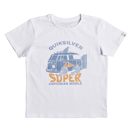 T-shirt Quiksilver Boys Classic Ss Amphibian white 2018 - 1
