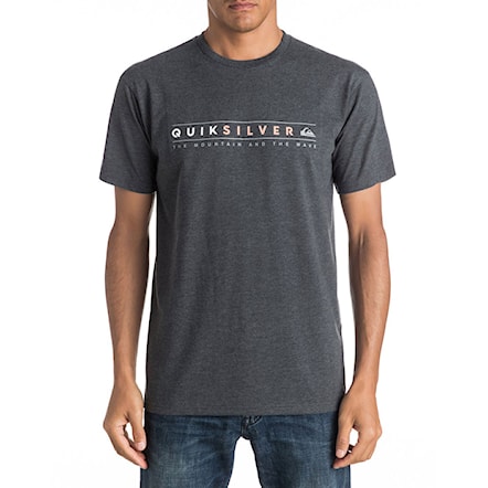T-shirt Quiksilver Classic Always Clean charcoal heather 2017 - 1