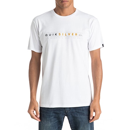 T-shirt Quiksilver Classic Always Clean white 2017 - 1
