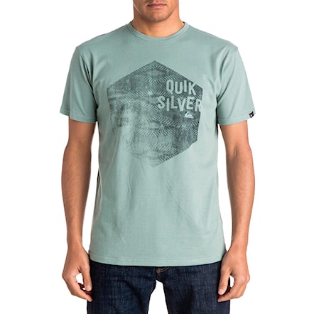 T-shirt Quiksilver Classic Jumbled Hex chinois green 2016 - 1
