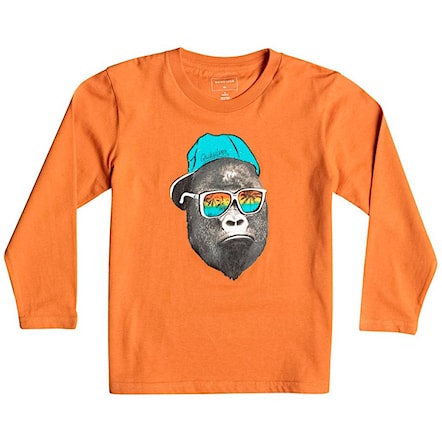 T-shirt Quiksilver Classic Ls Classic Boy Kong Busi apricot orange 2016 - 1