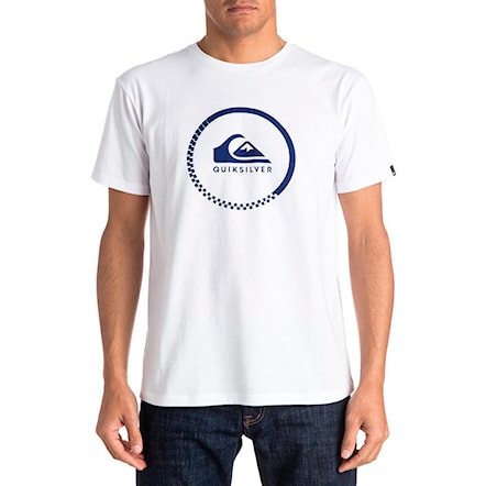 T-shirt Quiksilver Classic Ss Active Logo white 2016 - 1