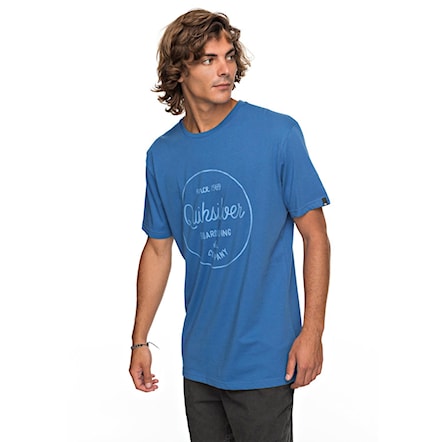 T-shirt Quiksilver Classic SS Morning Slides bright cobalt 2018 - 1