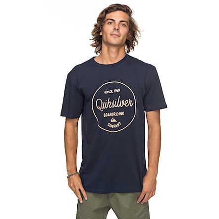 T-shirt Quiksilver Classic SS Morning Slides navy blazer 2018 - 1
